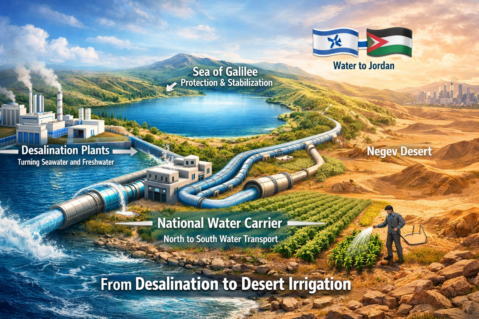 From Desert to Water Surplus Israel’s Revolutionary Desalination and Water Management System